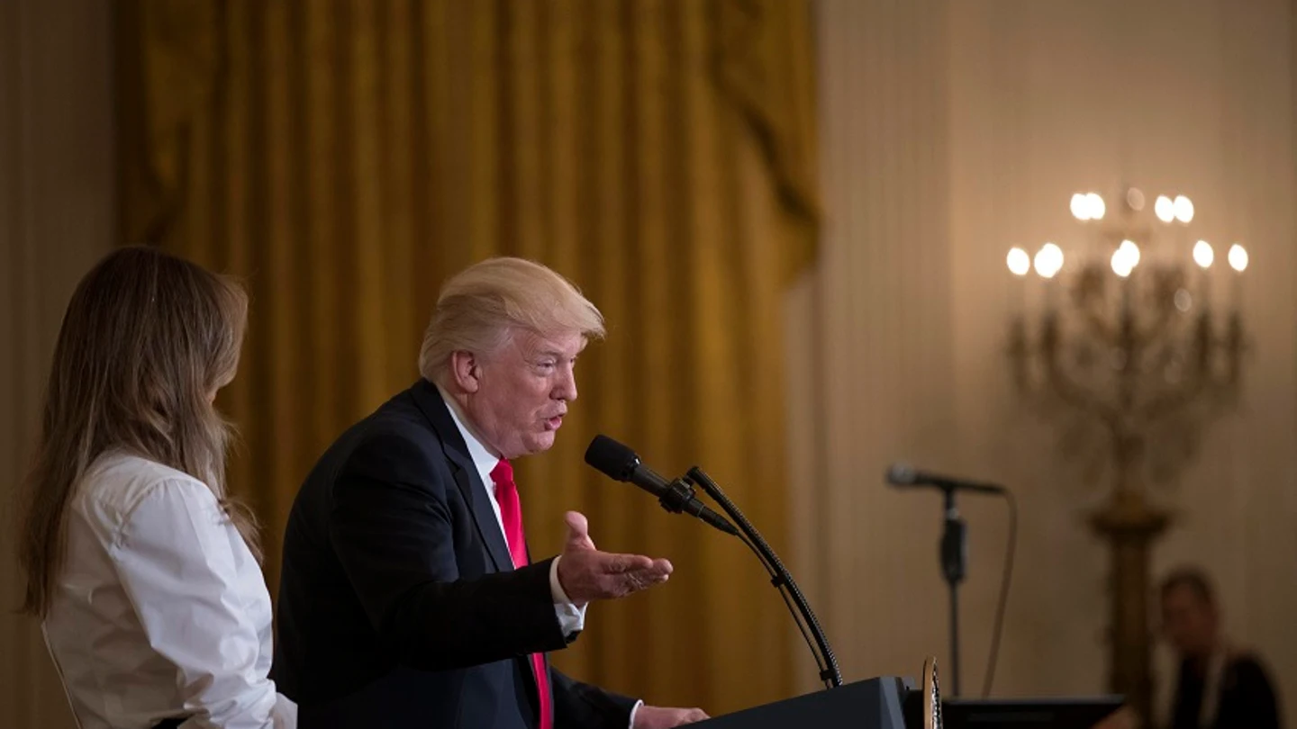 Trump pide a los jóvenes no rendirse ante las críticas sin aludir a la polémica del FBI Trump pide a los jóvenes no rendirse ante las críticas sin aludir a la polémica del FBI