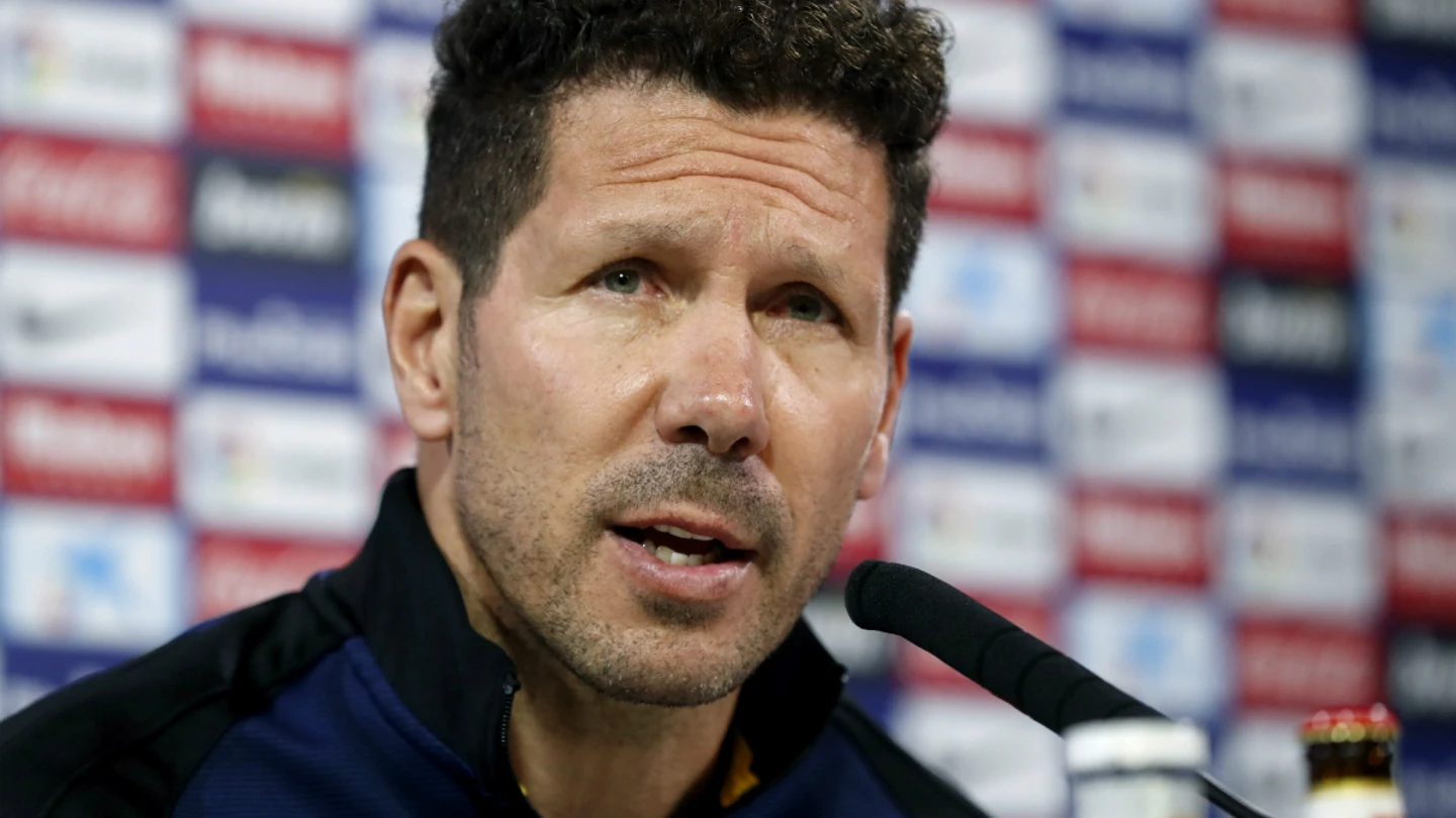 Diego Simeone, en rueda de prensa Diego Simeone, en rueda de prensa