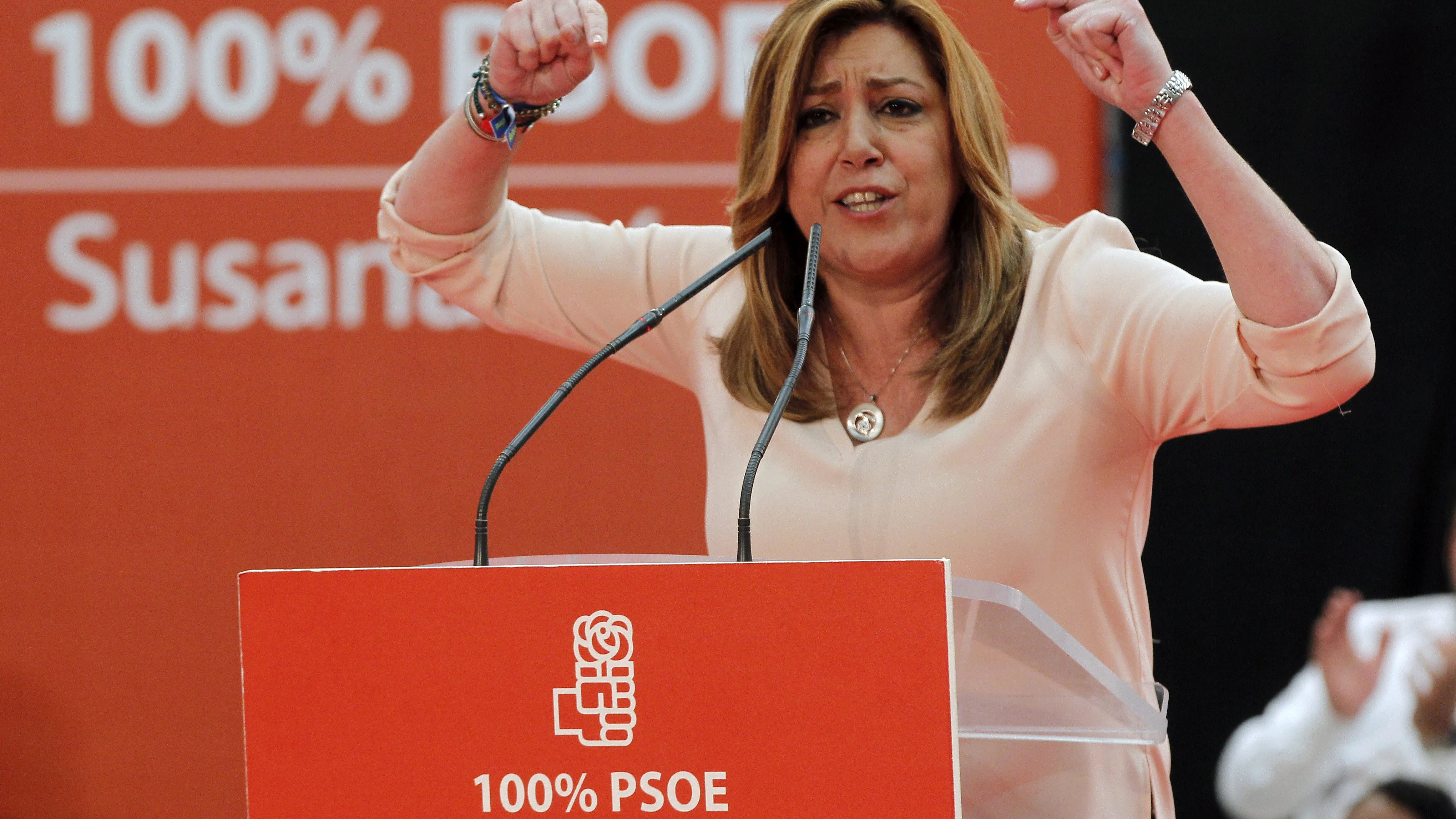 La presidenta andaluza y candidata a la Secretaría General del PSOE, Susana Díaz