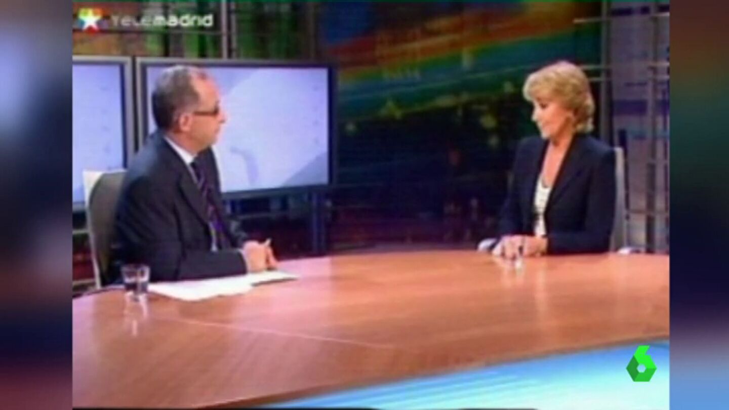 Entrevista de Germ&aacute;n Yanke a Esperanza Aguirre en Telemadrid