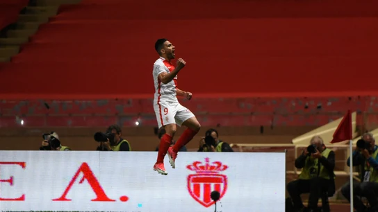 Falcao celebra un gol con el Mónaco Falcao celebra un gol con el Mónaco