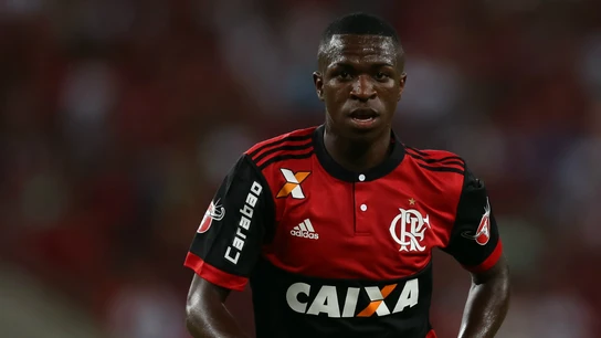 Vinicius, con el Flamengo Vinicius, con el Flamengo