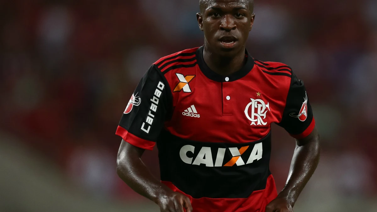 Vinicius, con el Flamengo