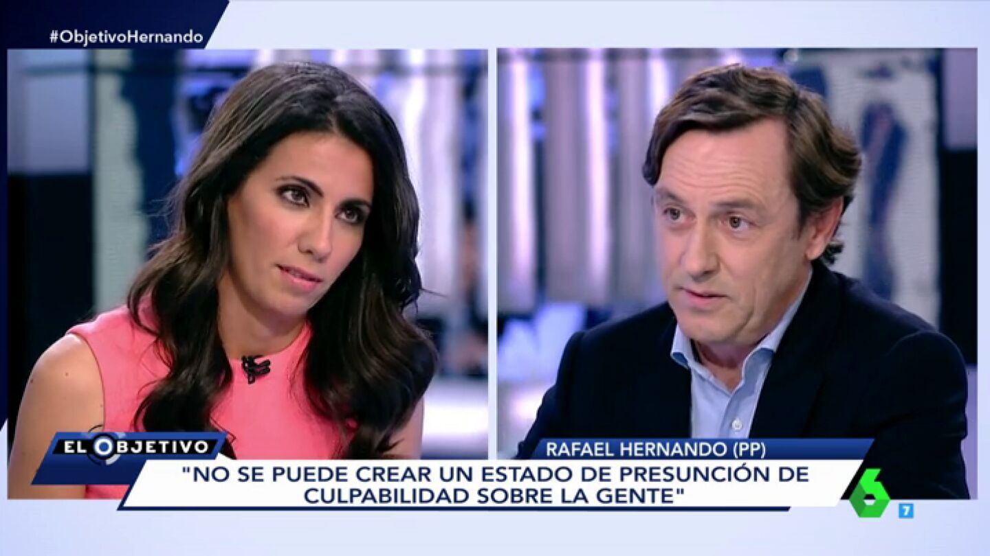 Ana Pastor y Rafael Hernando en el Objetivo
