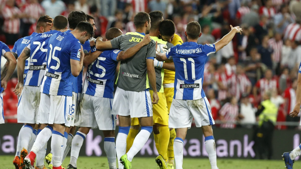 El Leganés, de celebración