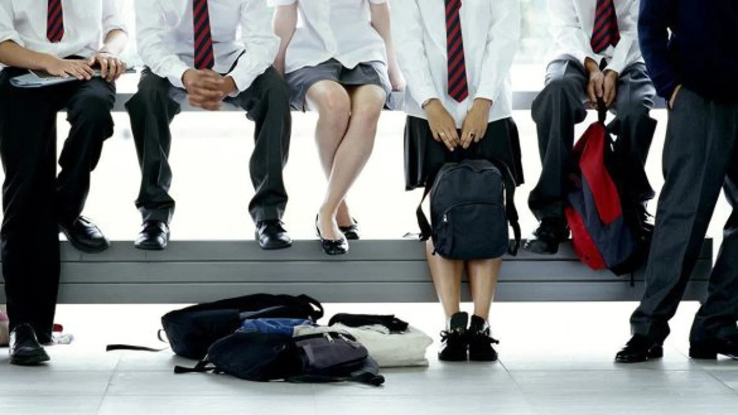Imagen de unos niños en un colegio Un colegio británico propone que los niños puedan llevar falda