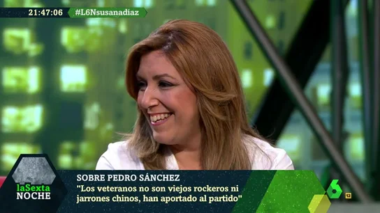Frame 1.816906 de: Susana Díaz: "Me sentaré con Pedro Sánchez y Patxi López para ver de qué manera pueden aportar al partido" Frame 1.816906 de: Susana Díaz: "Me sentaré con Pedro Sánchez y Patxi López para ver de qué manera pueden aportar al partido"