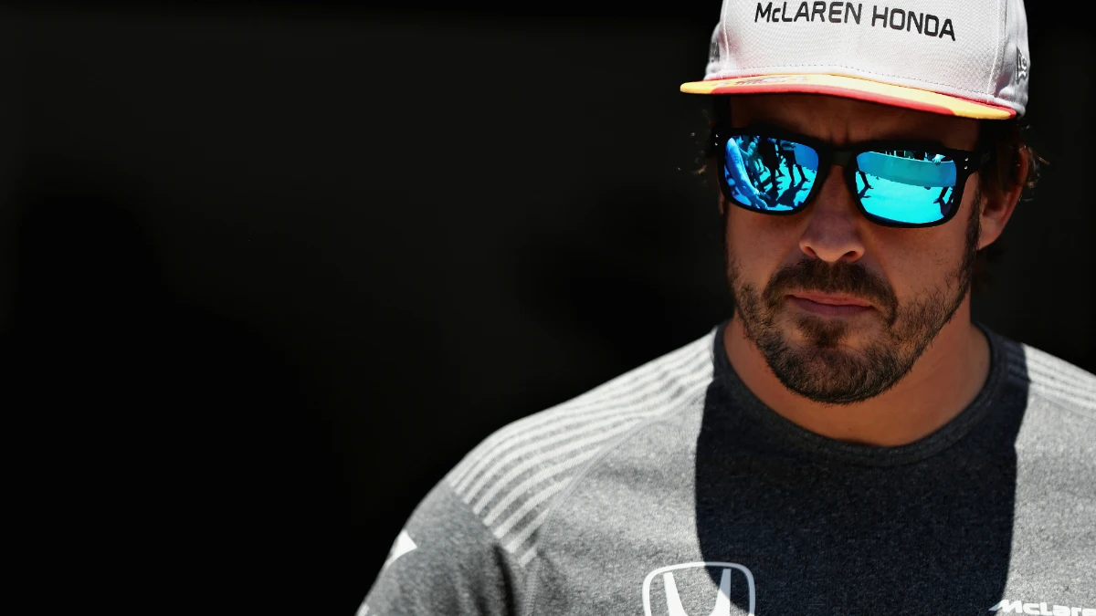 Fernando Alonso, durante un Gran Premio