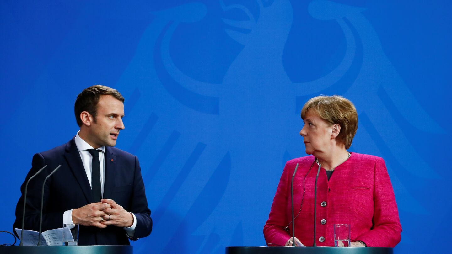 Macron y Merkel