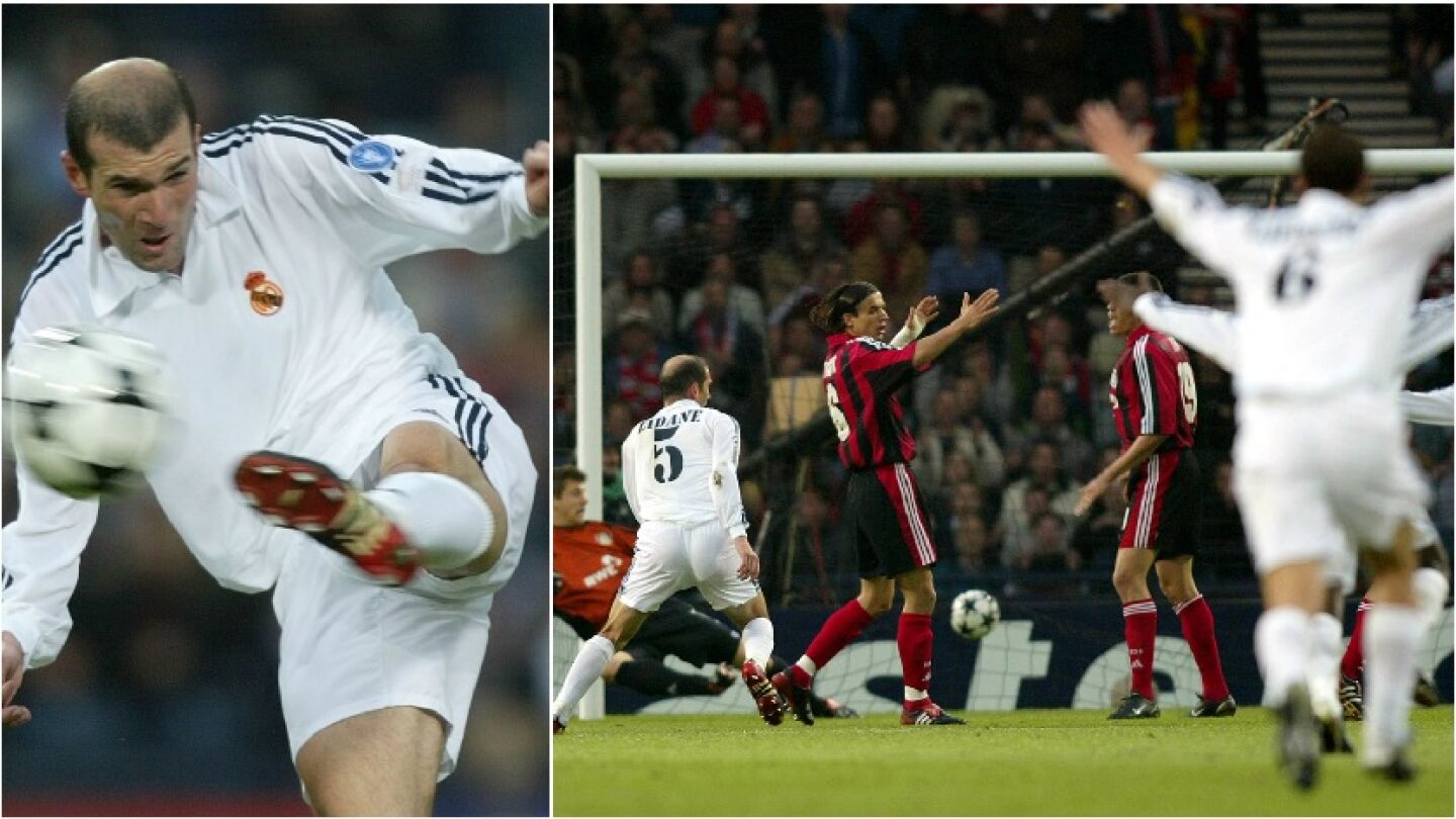 Zidane y su hist&oacute;rica volea en Glasgow