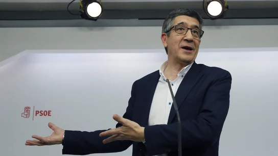 El candidato a liderar el PSOE Patxi López El candidato a liderar el PSOE Patxi López