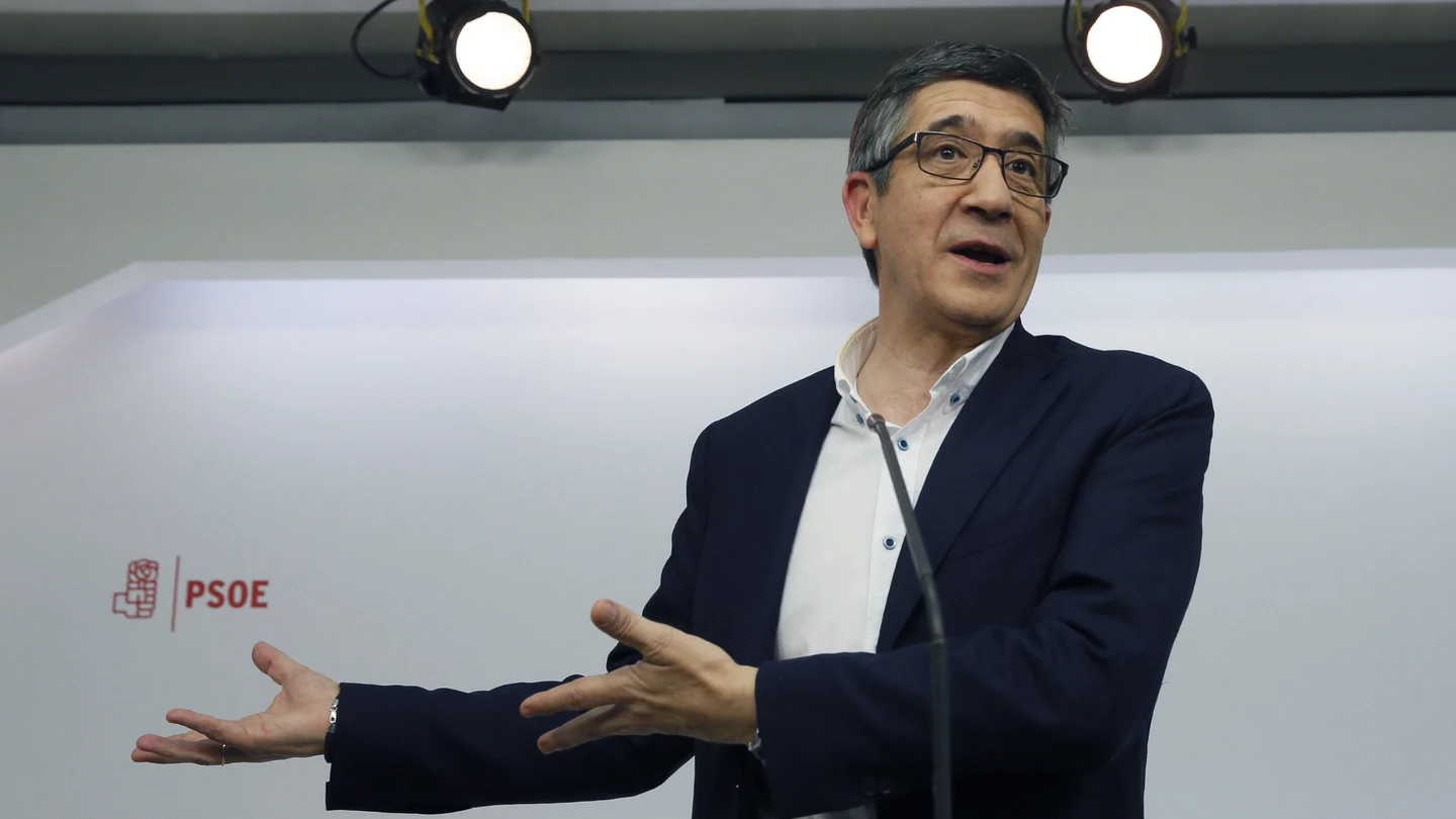El candidato a liderar el PSOE Patxi López El candidato a liderar el PSOE Patxi López