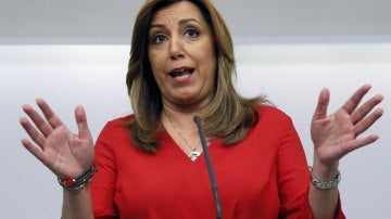 La presidenta de Andalucía y candidata a liderar el PSOE, Susana Díaz