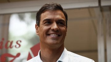 El candidato a la Secretaría General del PSOE, Pedro Sánchez