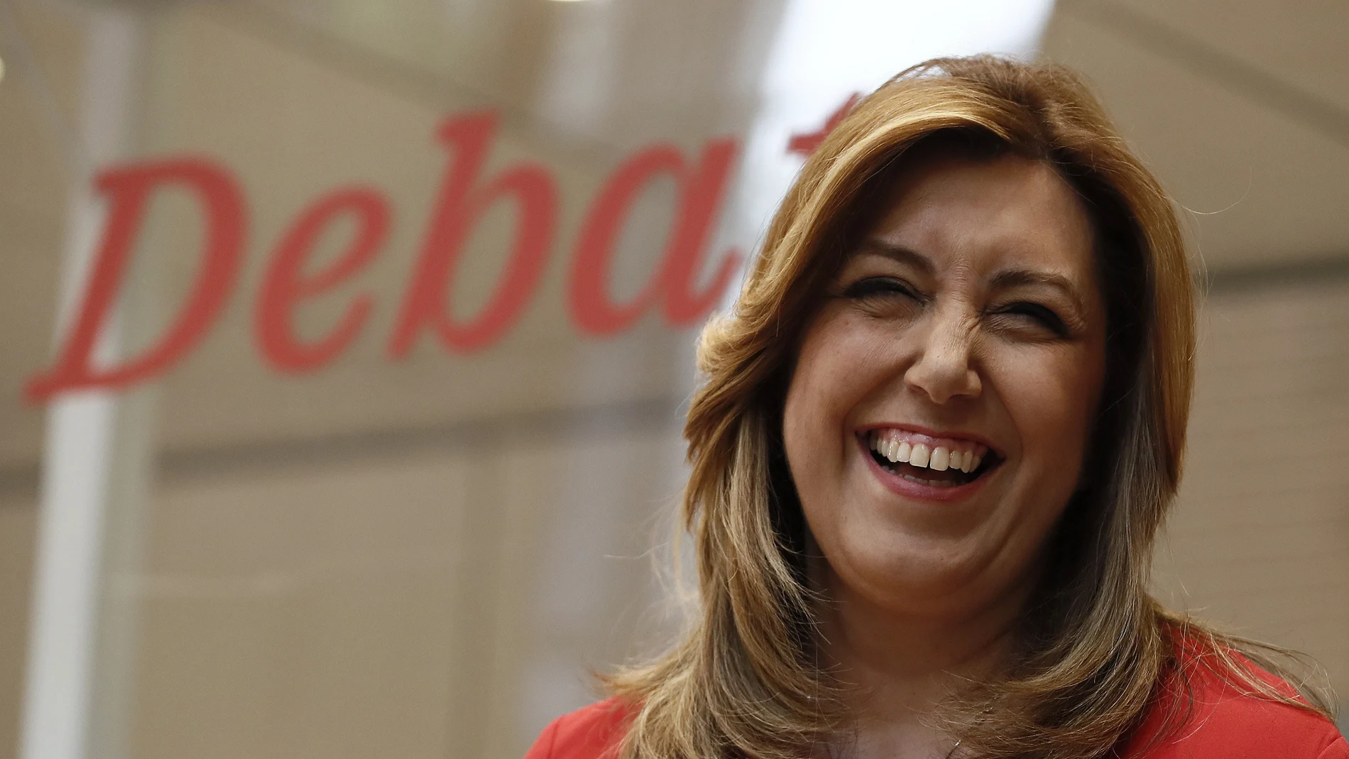 Susana Díaz en el debate del PSOE
