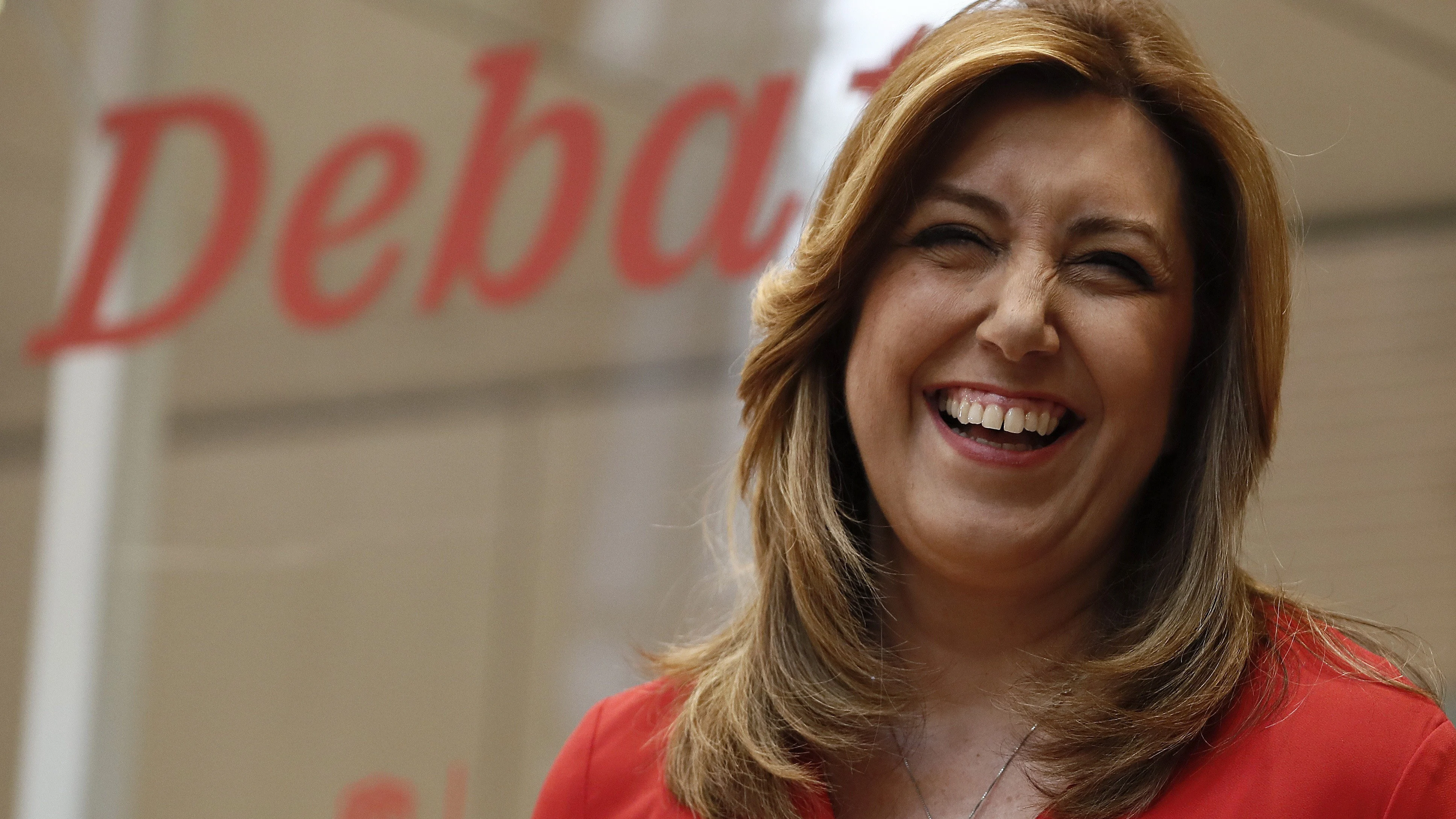 Susana Díaz en el debate del PSOE