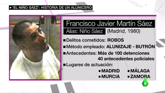 Frame 53.835599 de: Un ajuste de cuentas por el narcotráfico, posible causa del asesinato del alunicero del 'Niño Sáez' Frame 53.835599 de: Un ajuste de cuentas por el narcotráfico, posible causa del asesinato del alunicero del 'Niño Sáez'