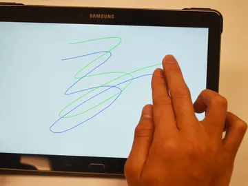 Garabatos en una tablet Garabatos en una tablet