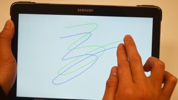 Garabatos en una tablet