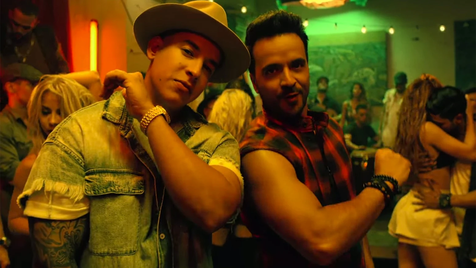 Daddy Yankee y Luis Fonsi en el vídeo de 'Despacito'