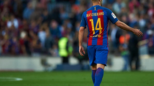 Mascherano, en un partido con el FC Barcelona Mascherano, en un partido con el FC Barcelona