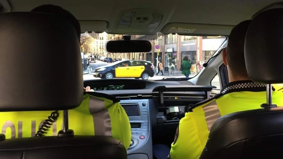 Agentes de la Guardia Urbana en Barcelona