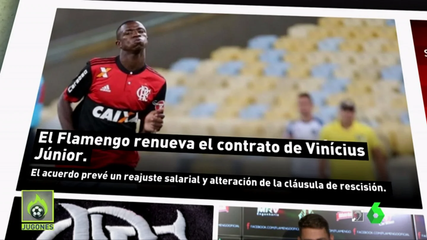 Frame 6.179047 de: La renovación 'trampa' de Vinicius con el Flamengo para fichar por el Real Madrid Frame 6.179047 de: La renovación 'trampa' de Vinicius con el Flamengo para fichar por el Real Madrid