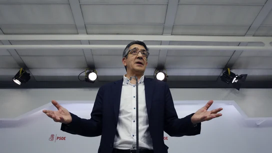 Patxi López, candidato a la Secretaría General del PSOE Patxi López, candidato a la Secretaría General del PSOE