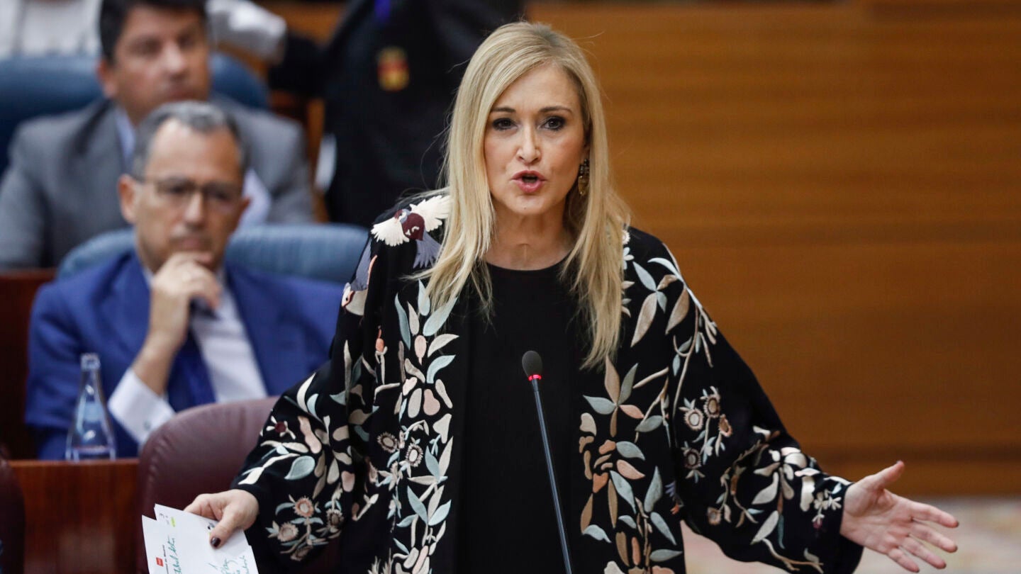 La presidenta regional, Cristina Cifuentes