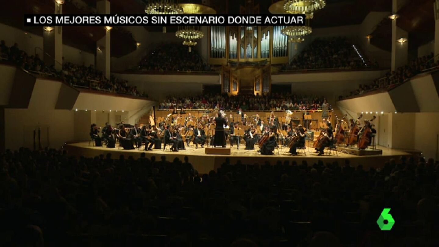 Frame 21.372739 de: La mejor generaci&oacute;n de m&uacute;sicos de Espa&ntilde;a no toca en Espa&ntilde;a: denuncian la falta de recursos de auditorios y contrataciones opacas