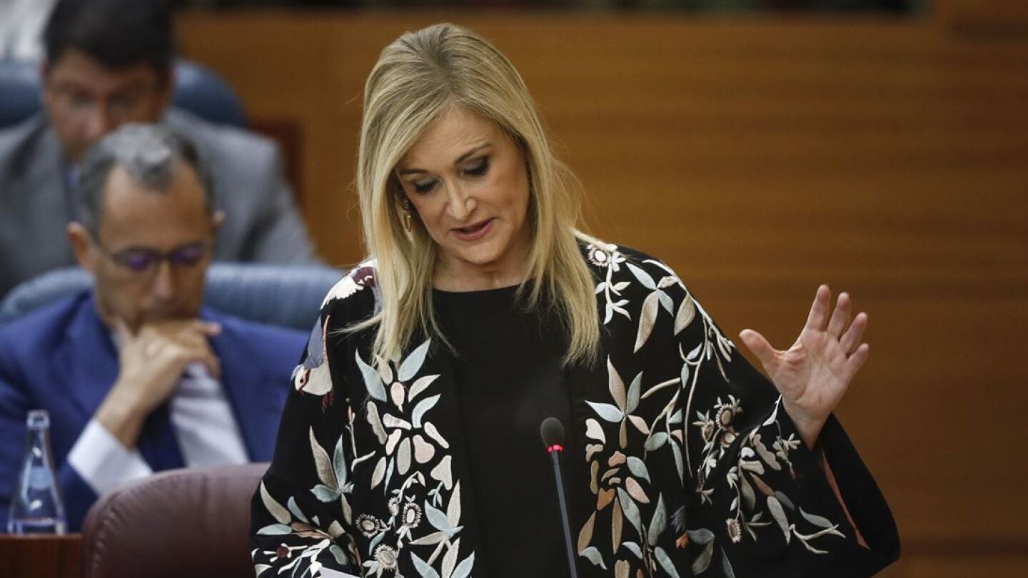 Cristina Cifuentes en la asamblea de Madrid