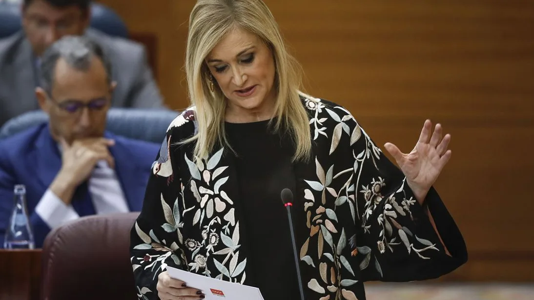 Cristina Cifuentes en la asamblea de Madrid