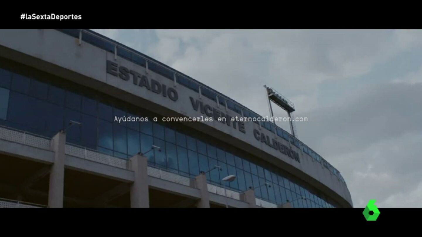 Frame 66.980287 de: 'Eterno Calder&oacute;n', la propuesta del f&uacute;tbol modesto para que el Atl&eacute;tico done los '&oacute;rganos' de su estadio