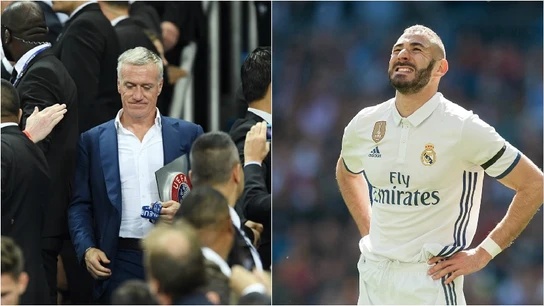 Karim Benzema y Deschamps Karim Benzema y Deschamps