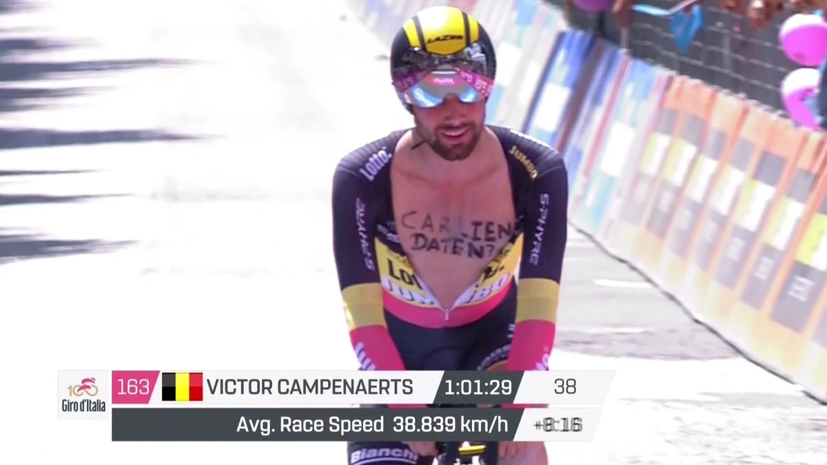 Campenaerts en el Giro de Italia