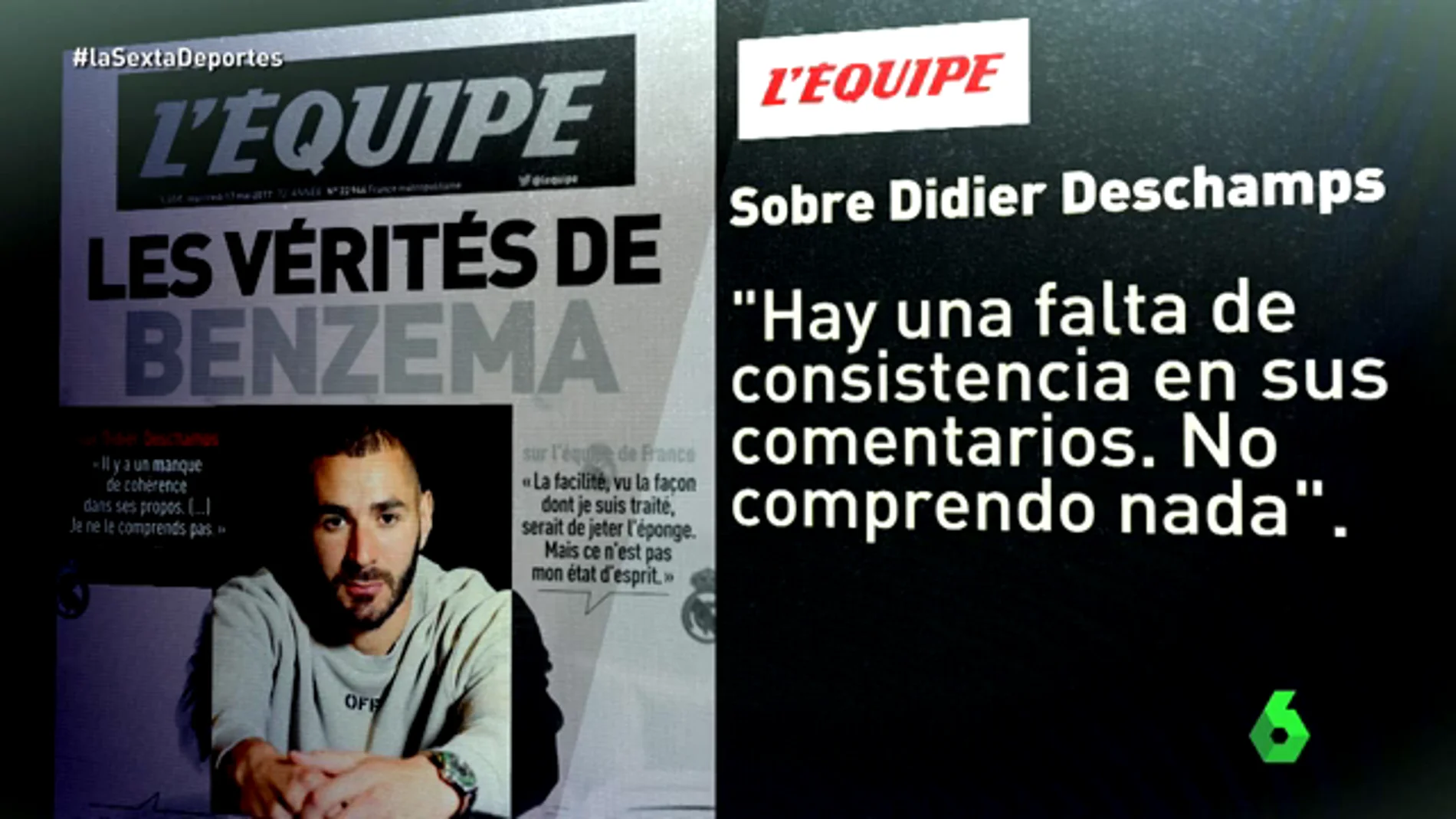 Frame 47.97 de: El cruce de declaraciones entre Benzema y Valbuena 