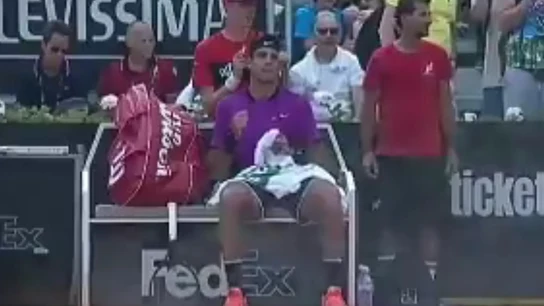 Del Potro, en el Masters 1000 de Roma Del Potro, en el Masters 1000 de Roma