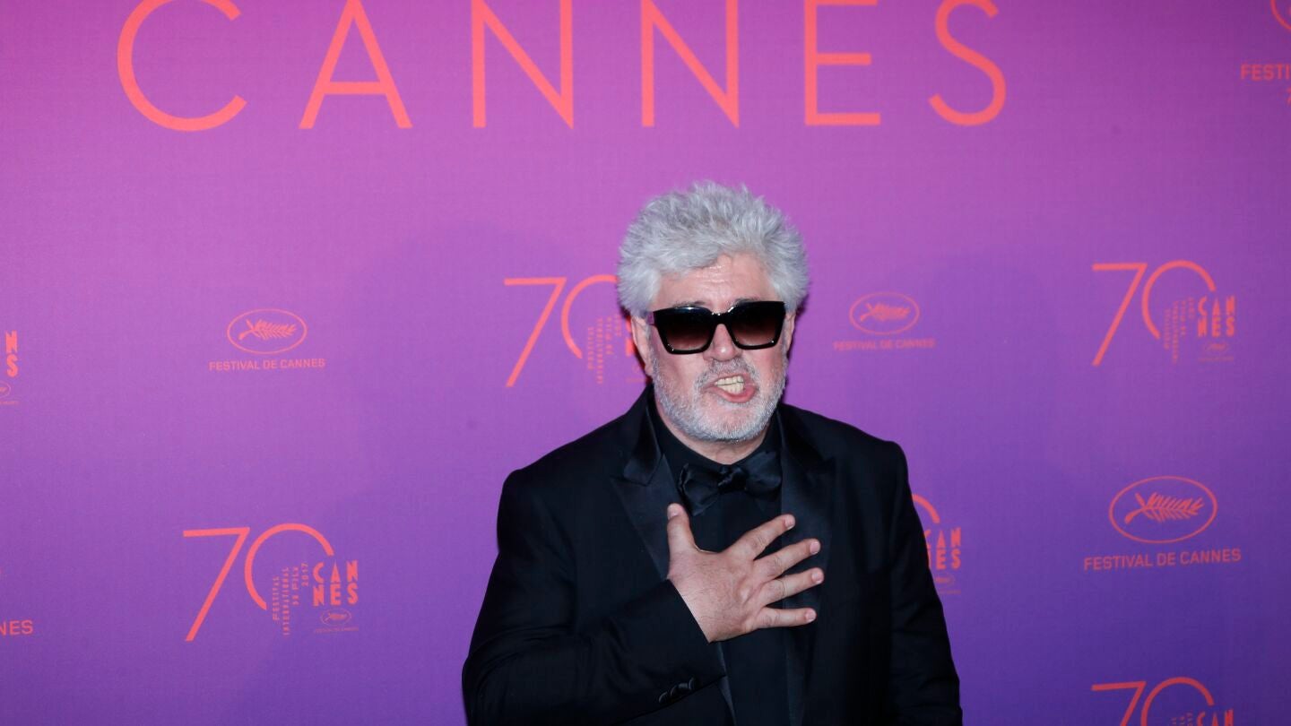 Pedro Almod&oacute;var, director de cine, en el Festival de Cannes