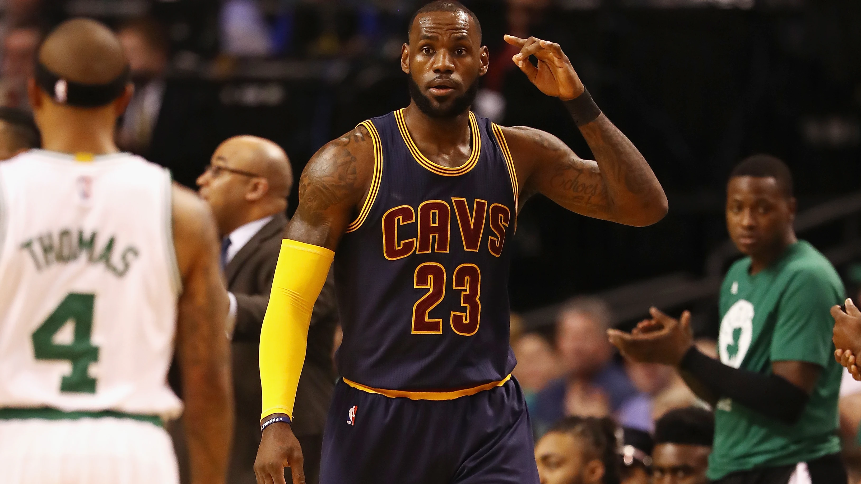 LeBron James, en el primera partido de la final del Este ante los Celtis