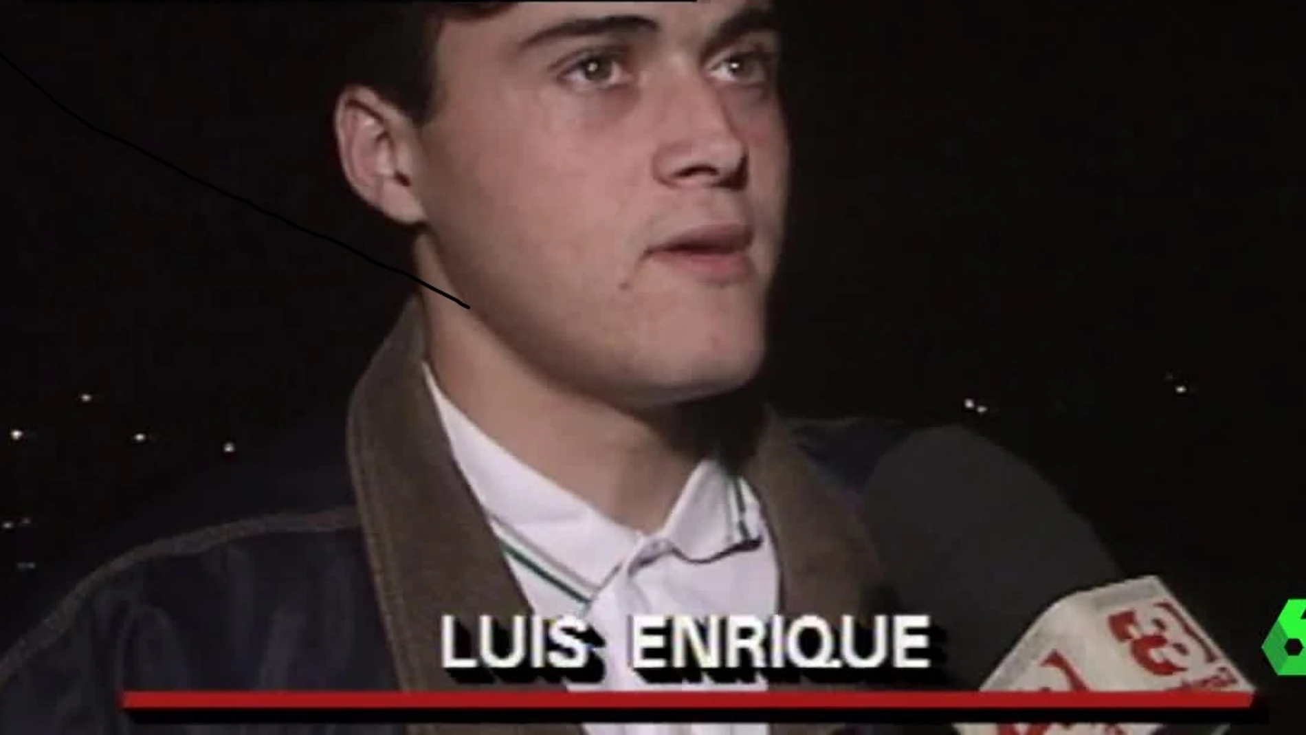 Luis Enrique militaba entonces en el Real Madrid