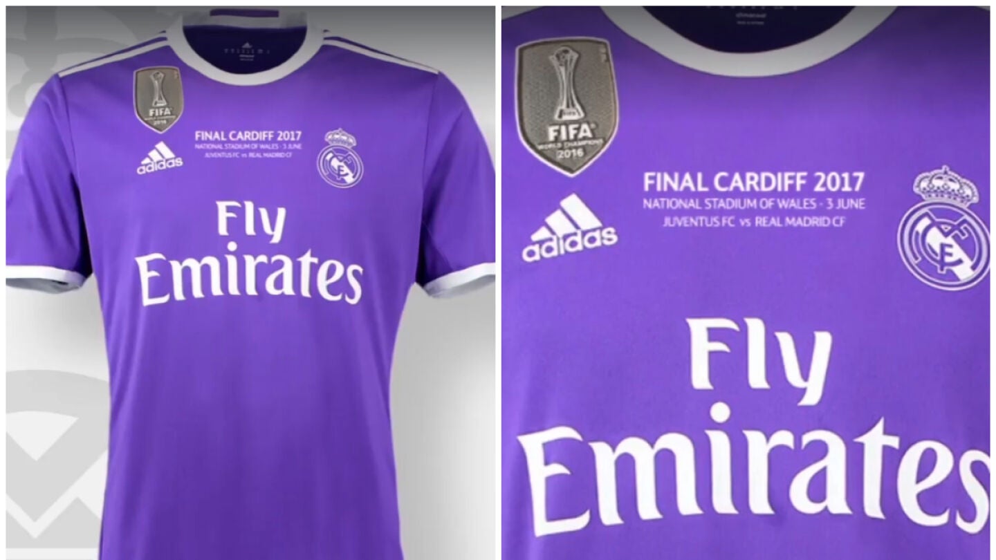 La camiseta del Madrid para la final de Cardiff