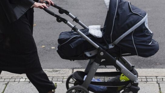 Un cochecito de beb&eacute;