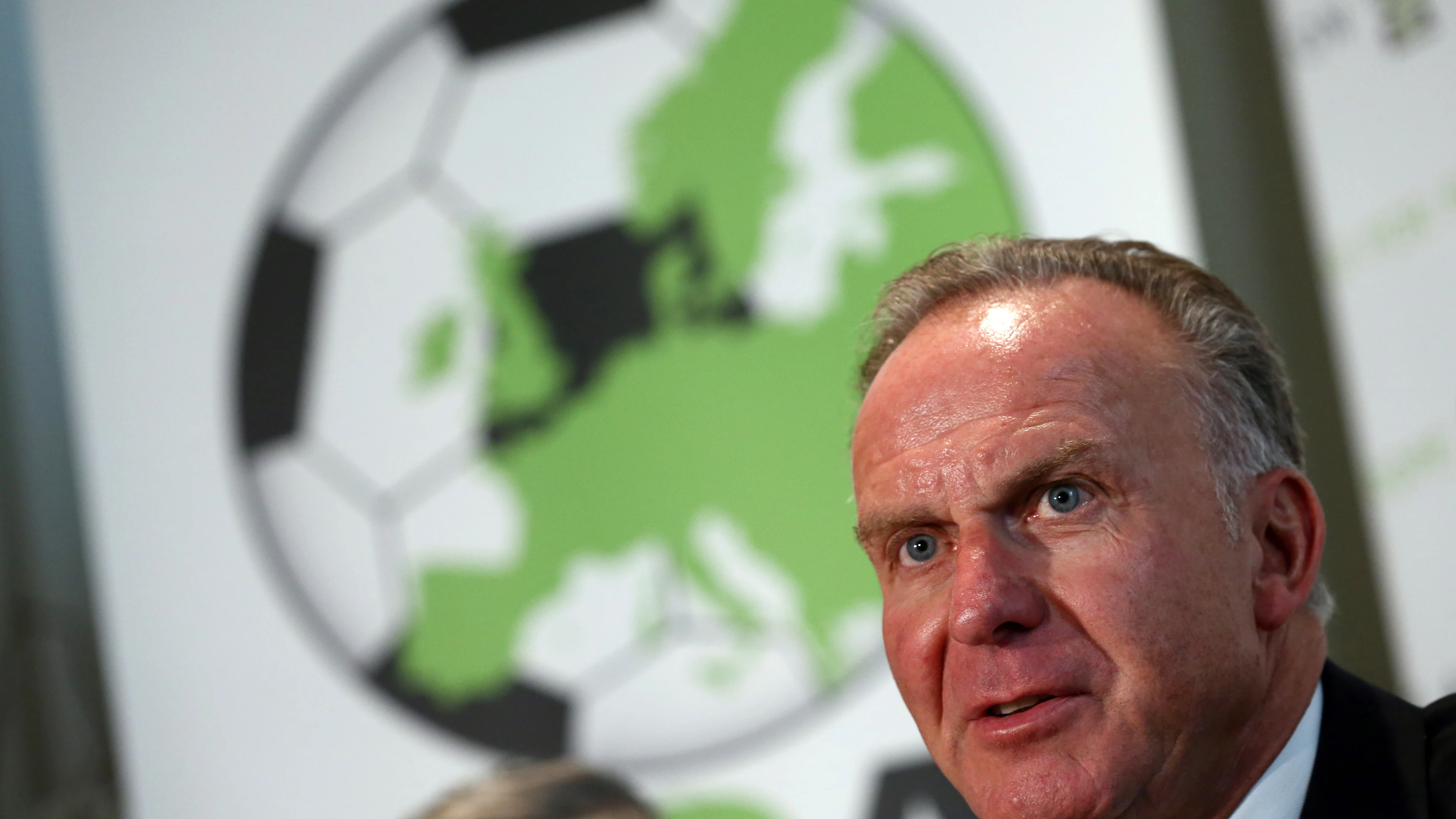 Rummenigge, durante un acto Rummenigge, durante un acto