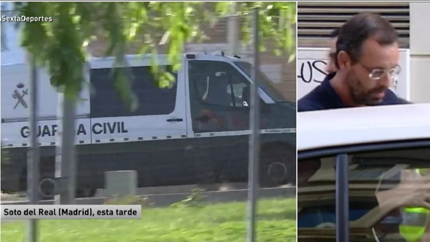 Rosell ingresa en la prisión de Soto del Real Rosell ingresa en la prisión de Soto del Real