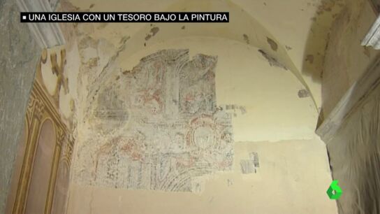 Pinturas barrocas en la iglesia de Buts&egrave;nit d'Urgell, en Lleida