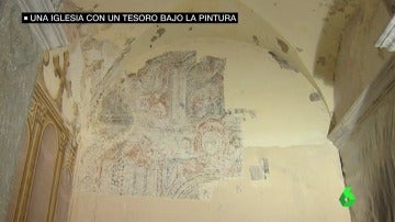 Pinturas barrocas en la iglesia de Butsènit d'Urgell, en Lleida