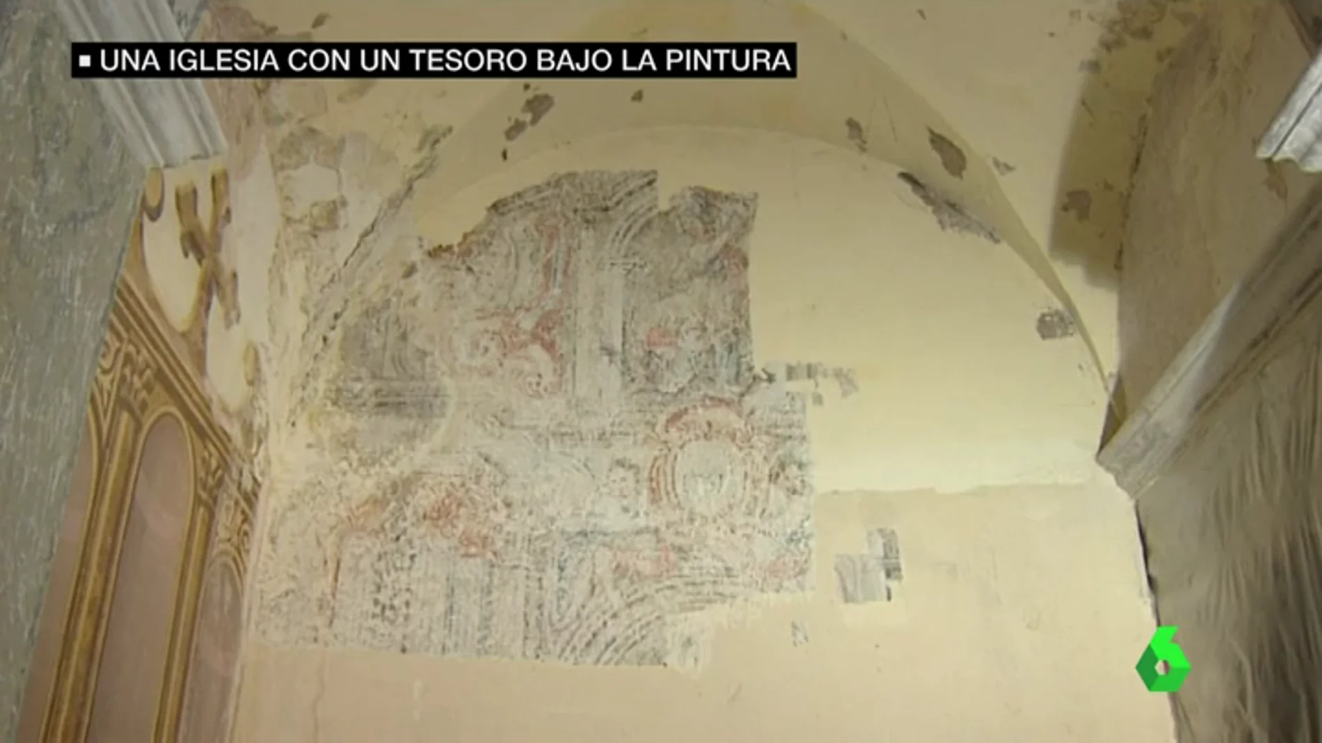 Pinturas barrocas en la iglesia de Butsènit d'Urgell, en Lleida