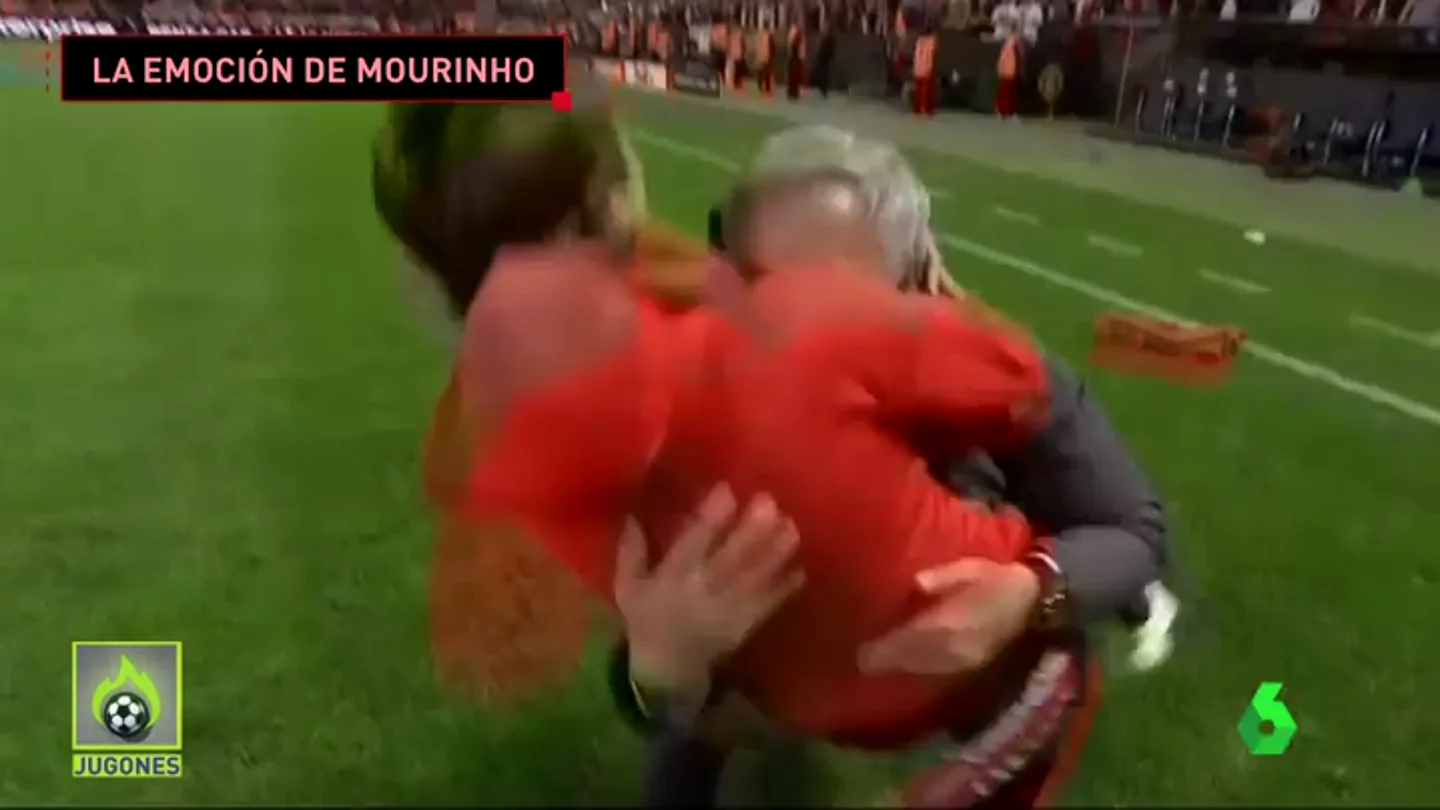 Frame 11.092256 de: Mourinho enloqueció con la victoria del Manchester United en la Europa League Frame 11.092256 de: Mourinho enloqueció con la victoria del Manchester United en la Europa League