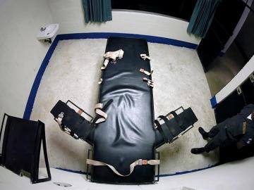 Cama en la que suministran la inyección letal en Estados Unidos Cama en la que suministran la inyección letal en Estados Unidos