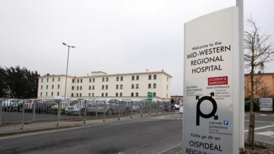 Hospital Universitario Limerick, donde fue llevado el beb&eacute;